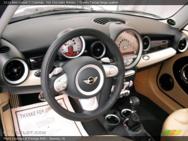 Hot Chocolate Metallic / Gravity Tuscan Beige Leather 2010 Mini Cooper S Clubman