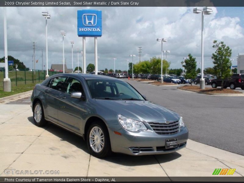 Steel Silver Metallic / Dark Slate Gray 2009 Chrysler Sebring Limited Sedan