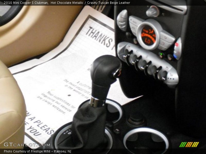 Hot Chocolate Metallic / Gravity Tuscan Beige Leather 2010 Mini Cooper S Clubman