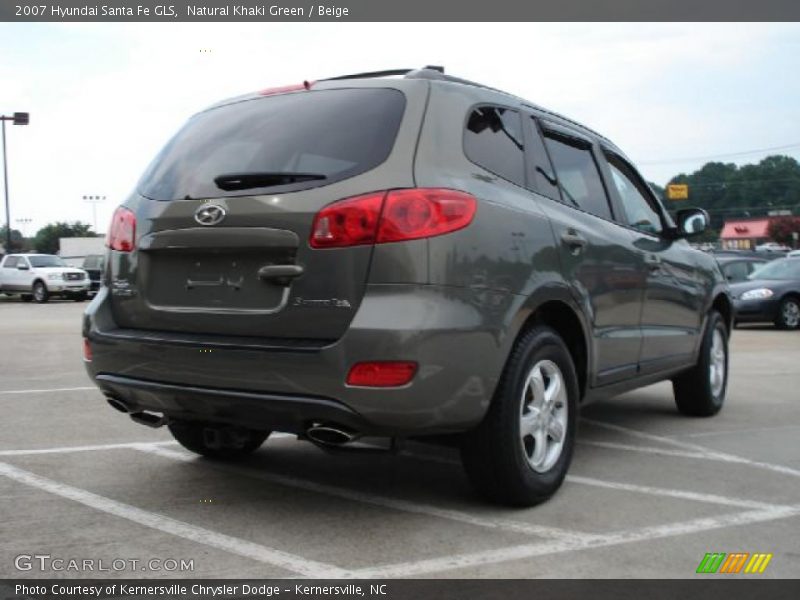 Natural Khaki Green / Beige 2007 Hyundai Santa Fe GLS