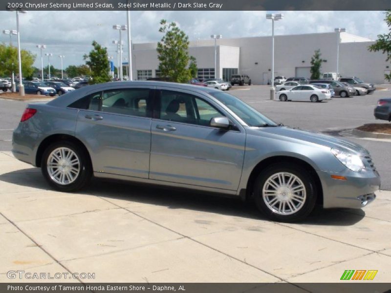 Steel Silver Metallic / Dark Slate Gray 2009 Chrysler Sebring Limited Sedan