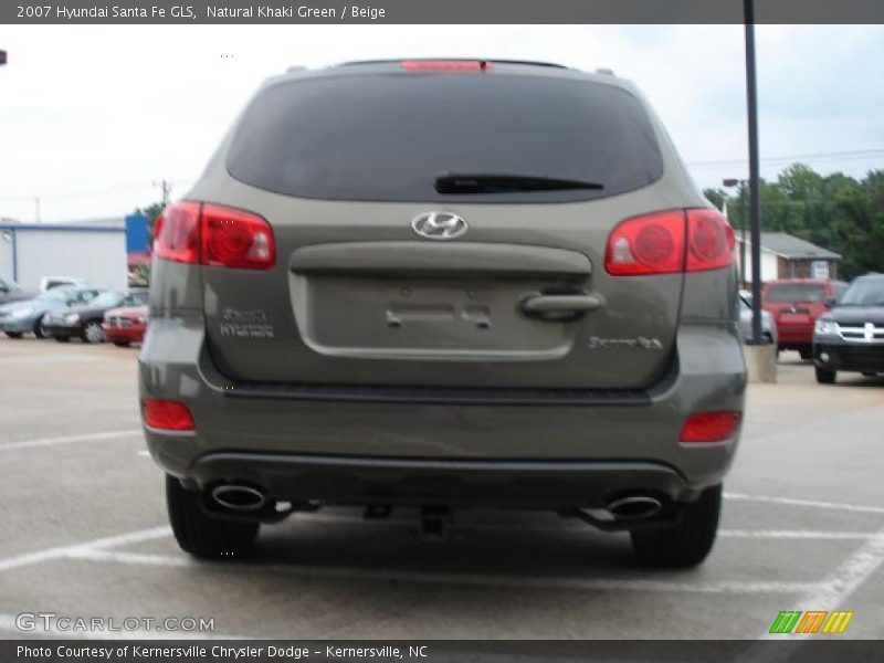 Natural Khaki Green / Beige 2007 Hyundai Santa Fe GLS