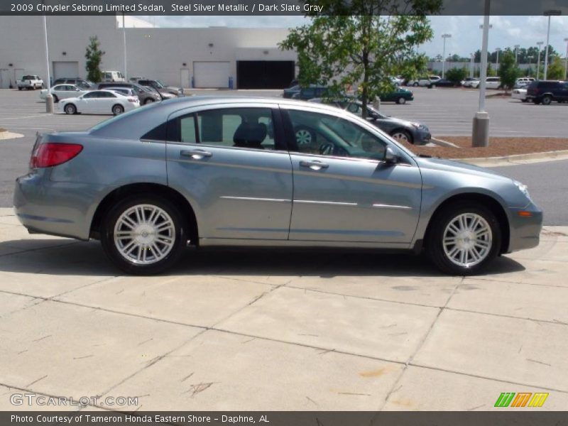 Steel Silver Metallic / Dark Slate Gray 2009 Chrysler Sebring Limited Sedan