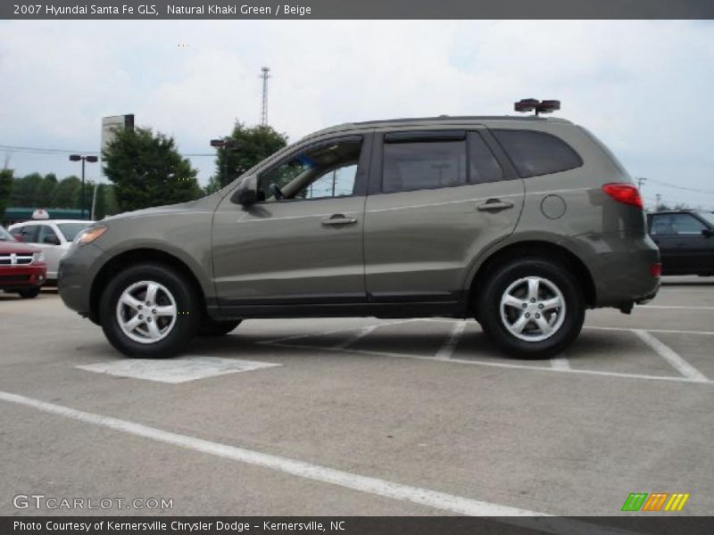 Natural Khaki Green / Beige 2007 Hyundai Santa Fe GLS