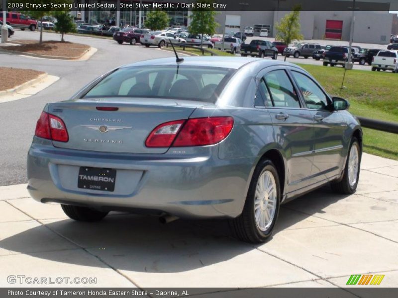 Steel Silver Metallic / Dark Slate Gray 2009 Chrysler Sebring Limited Sedan