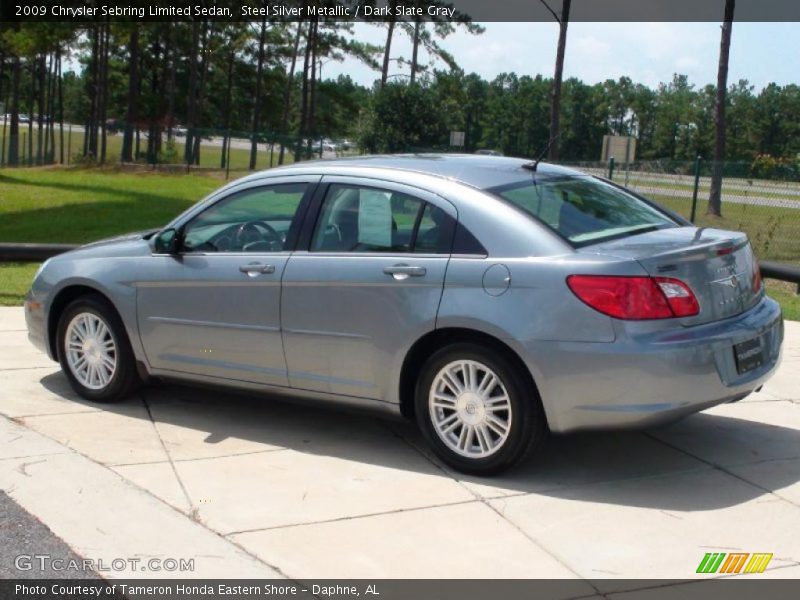 Steel Silver Metallic / Dark Slate Gray 2009 Chrysler Sebring Limited Sedan