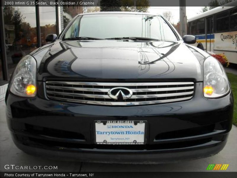 Black Obsidian / Graphite 2003 Infiniti G 35 Sedan