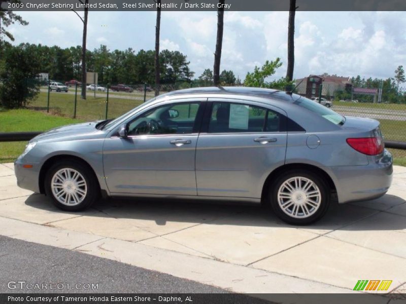 Steel Silver Metallic / Dark Slate Gray 2009 Chrysler Sebring Limited Sedan