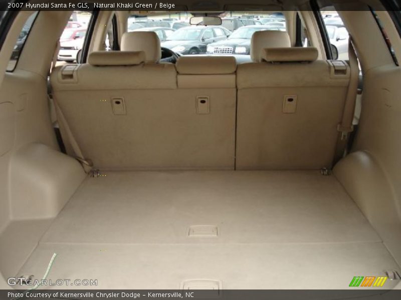 Natural Khaki Green / Beige 2007 Hyundai Santa Fe GLS