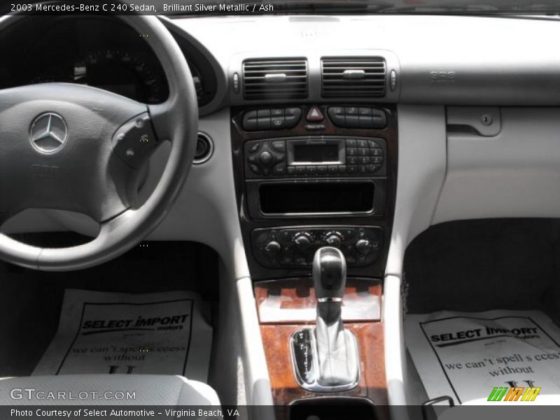 Brilliant Silver Metallic / Ash 2003 Mercedes-Benz C 240 Sedan
