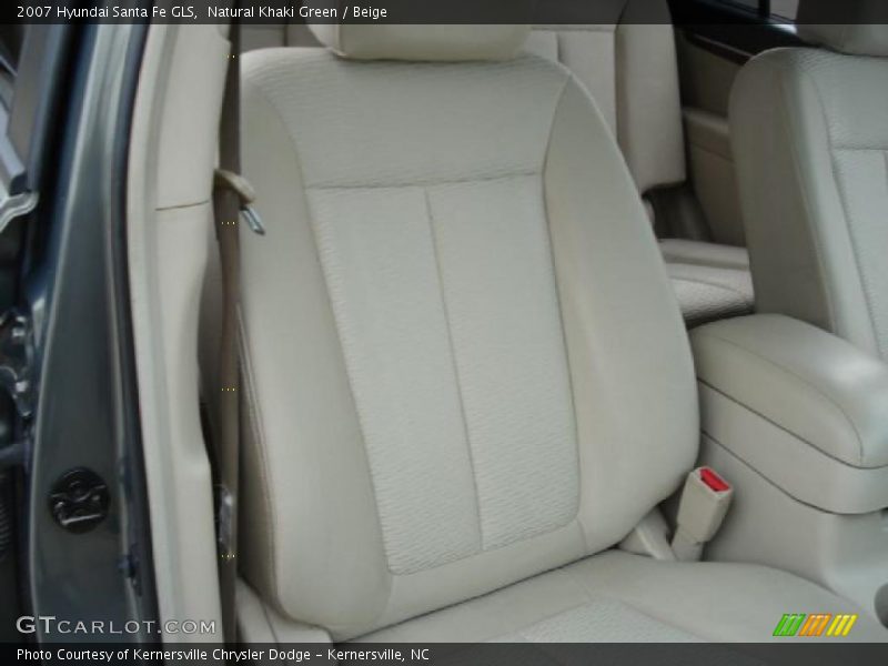 Natural Khaki Green / Beige 2007 Hyundai Santa Fe GLS