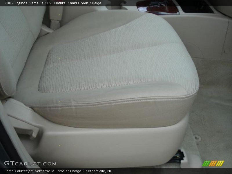 Natural Khaki Green / Beige 2007 Hyundai Santa Fe GLS