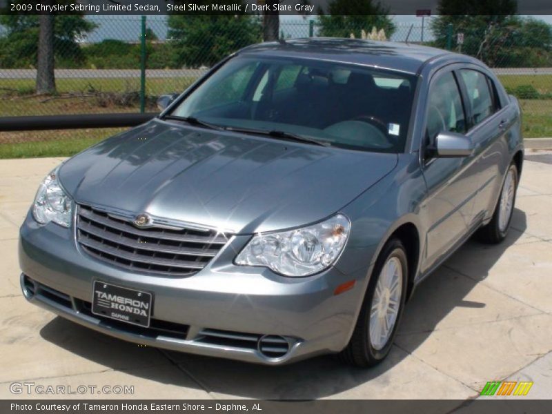Steel Silver Metallic / Dark Slate Gray 2009 Chrysler Sebring Limited Sedan