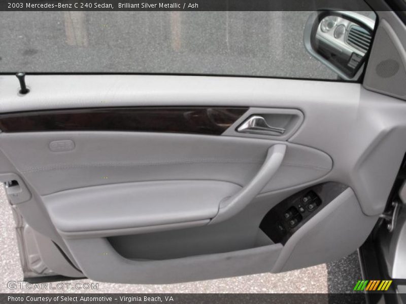 Brilliant Silver Metallic / Ash 2003 Mercedes-Benz C 240 Sedan