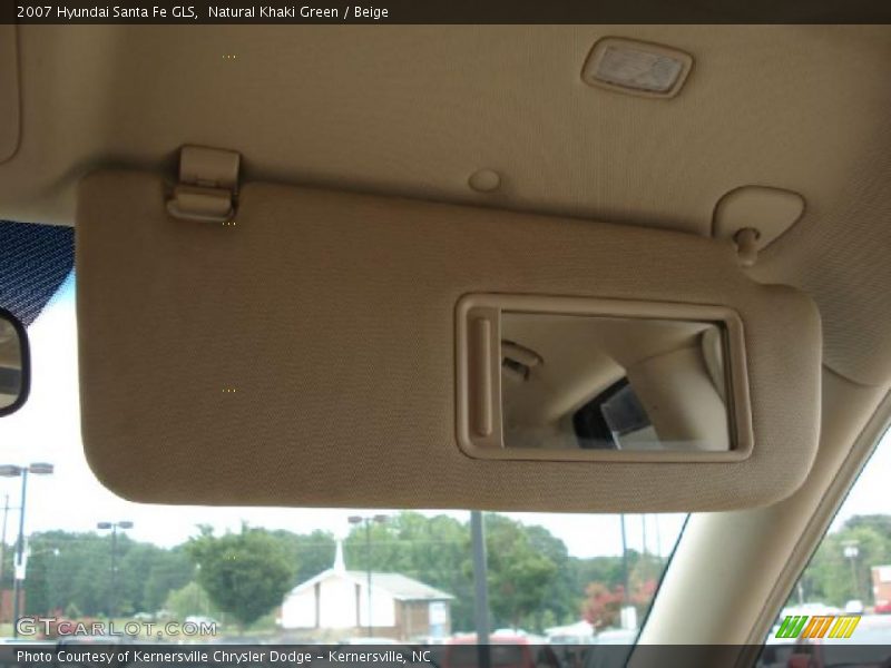 Natural Khaki Green / Beige 2007 Hyundai Santa Fe GLS
