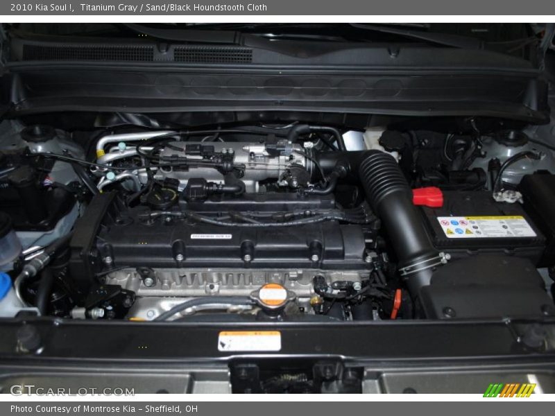 Titanium Gray / Sand/Black Houndstooth Cloth 2010 Kia Soul !