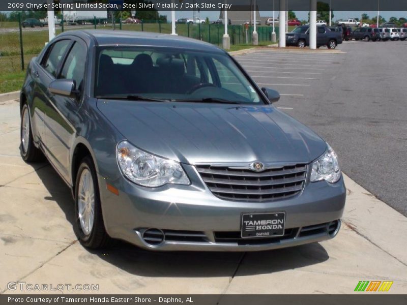 Steel Silver Metallic / Dark Slate Gray 2009 Chrysler Sebring Limited Sedan