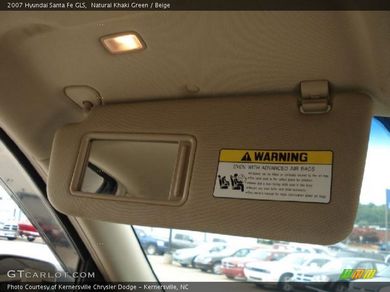 Natural Khaki Green / Beige 2007 Hyundai Santa Fe GLS
