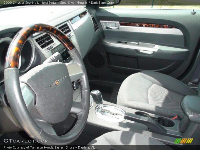 Steel Silver Metallic / Dark Slate Gray 2009 Chrysler Sebring Limited Sedan