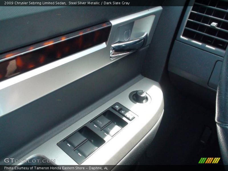 Steel Silver Metallic / Dark Slate Gray 2009 Chrysler Sebring Limited Sedan