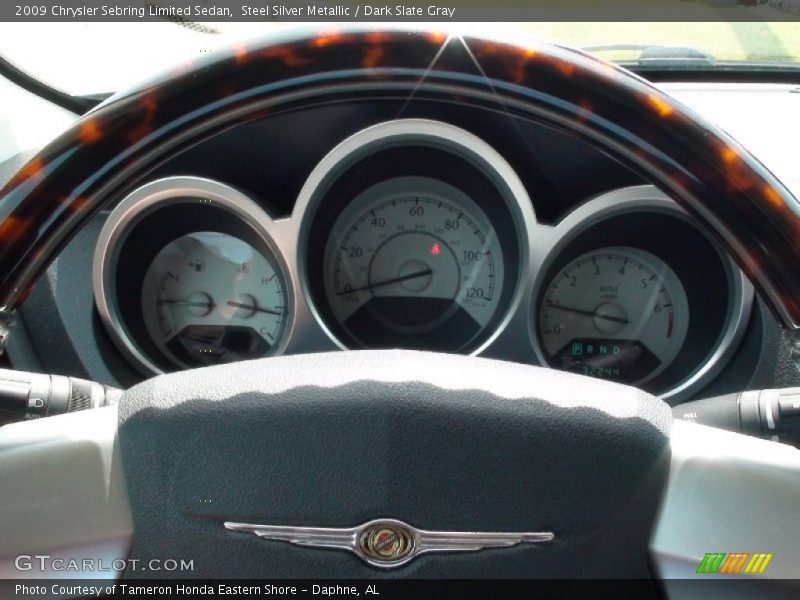 Steel Silver Metallic / Dark Slate Gray 2009 Chrysler Sebring Limited Sedan