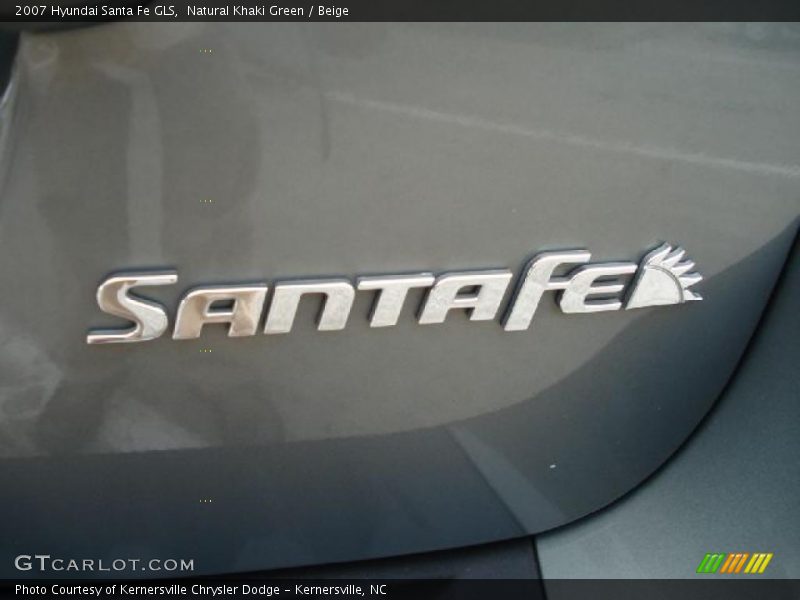 Natural Khaki Green / Beige 2007 Hyundai Santa Fe GLS