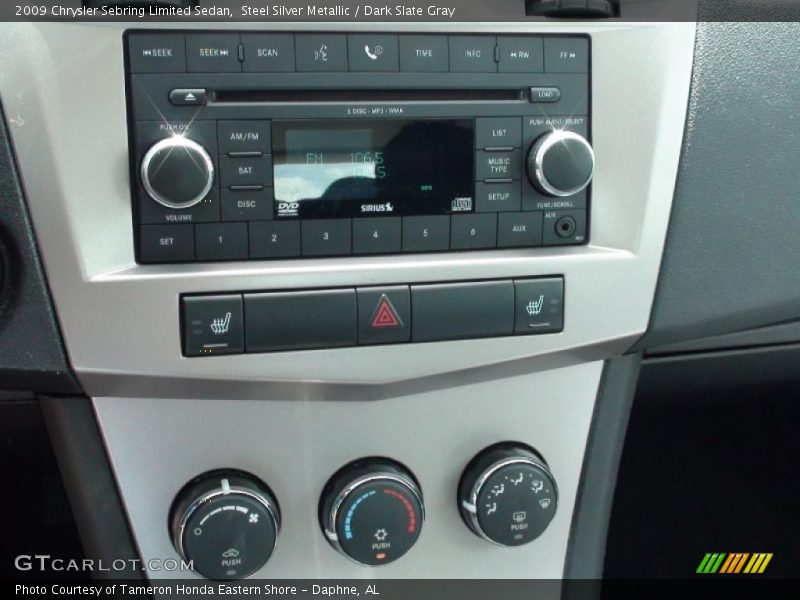 Steel Silver Metallic / Dark Slate Gray 2009 Chrysler Sebring Limited Sedan