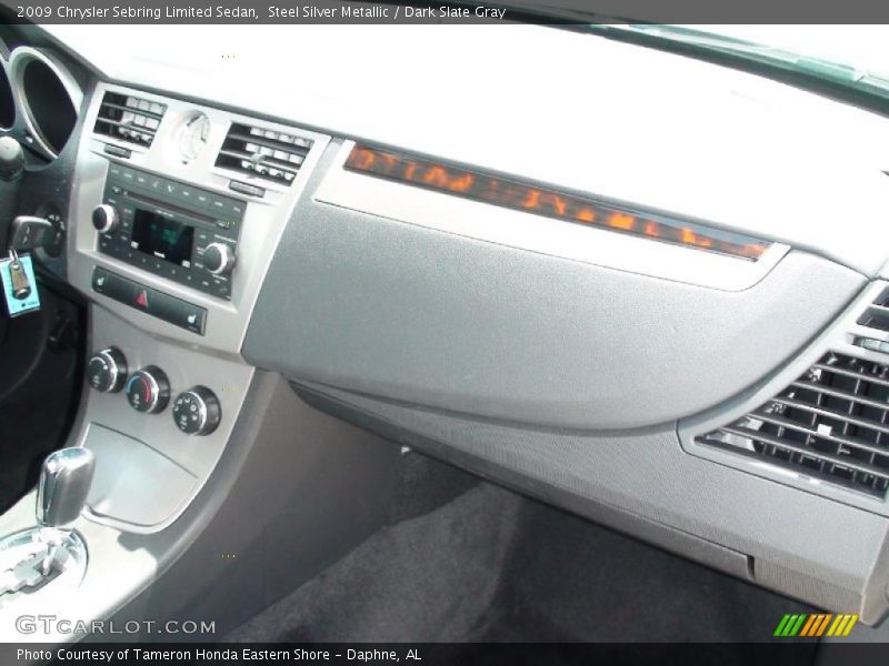 Steel Silver Metallic / Dark Slate Gray 2009 Chrysler Sebring Limited Sedan