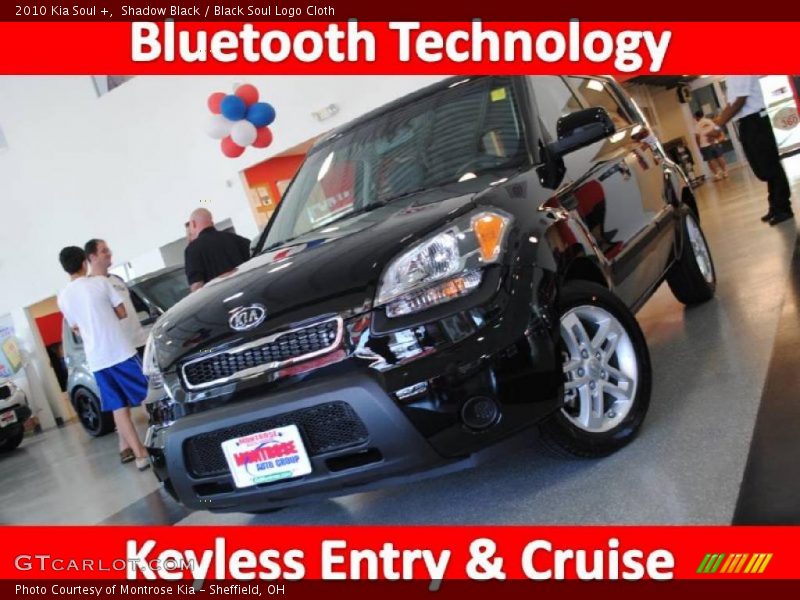 Shadow Black / Black Soul Logo Cloth 2010 Kia Soul +