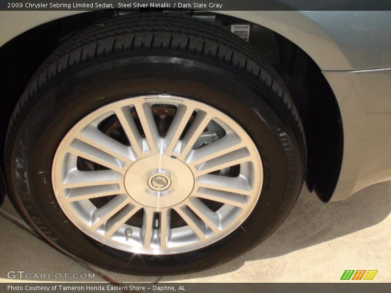 Steel Silver Metallic / Dark Slate Gray 2009 Chrysler Sebring Limited Sedan