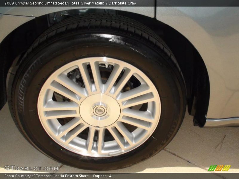 Steel Silver Metallic / Dark Slate Gray 2009 Chrysler Sebring Limited Sedan