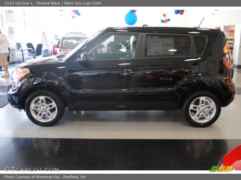 Shadow Black / Black Soul Logo Cloth 2010 Kia Soul +