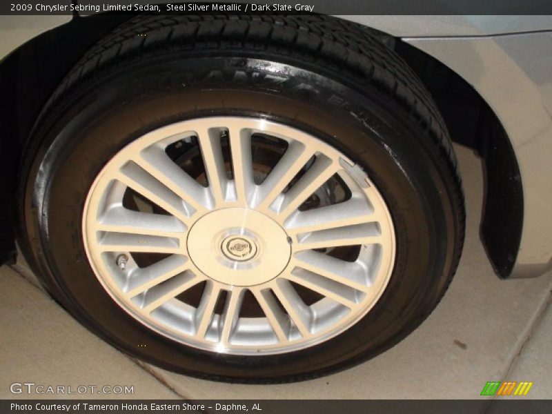 Steel Silver Metallic / Dark Slate Gray 2009 Chrysler Sebring Limited Sedan