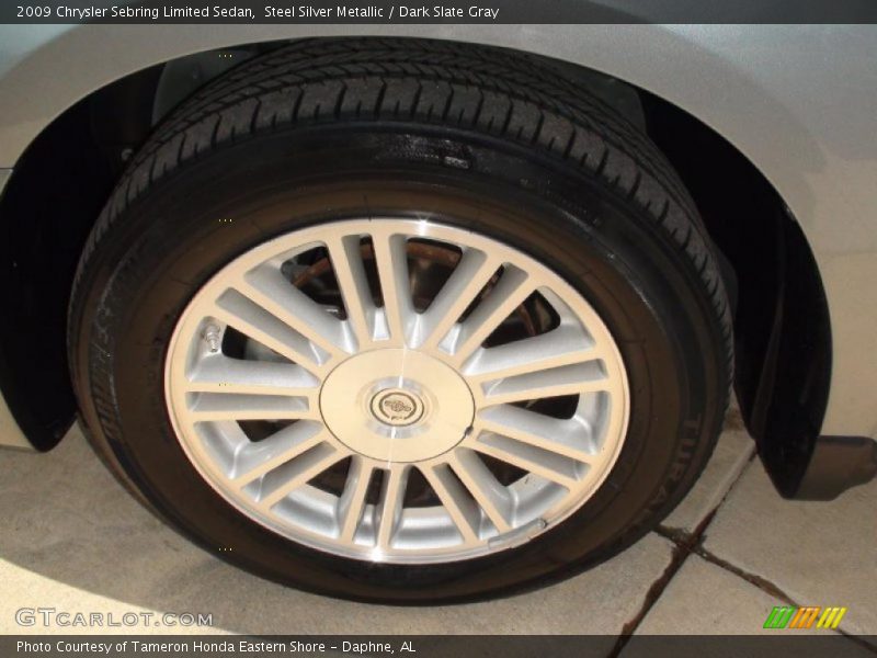 Steel Silver Metallic / Dark Slate Gray 2009 Chrysler Sebring Limited Sedan