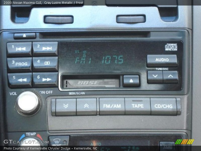 Gray Lustre Metallic / Frost 2000 Nissan Maxima GLE