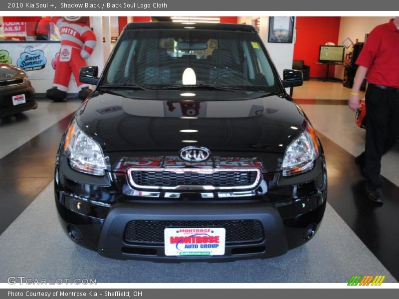 Shadow Black / Black Soul Logo Cloth 2010 Kia Soul +