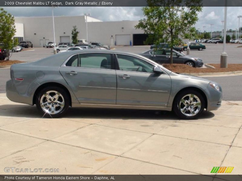 Dark Gray Metallic / Ebony 2009 Chevrolet Malibu LT Sedan