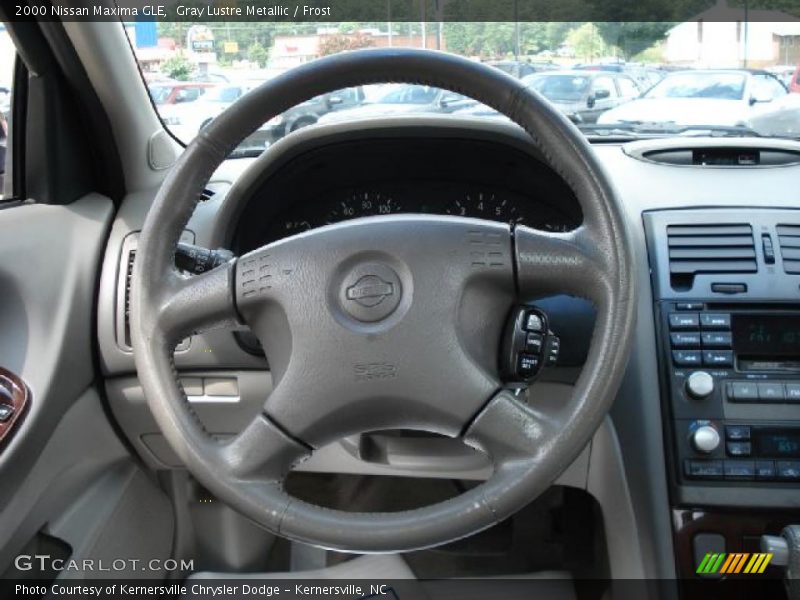 Gray Lustre Metallic / Frost 2000 Nissan Maxima GLE