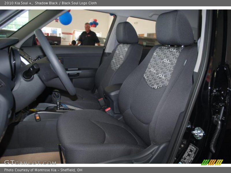 Shadow Black / Black Soul Logo Cloth 2010 Kia Soul +