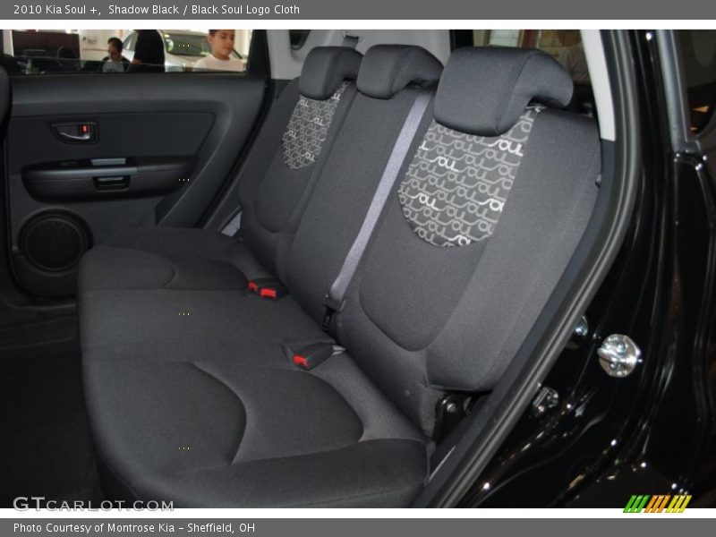 Shadow Black / Black Soul Logo Cloth 2010 Kia Soul +