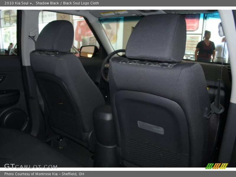 Shadow Black / Black Soul Logo Cloth 2010 Kia Soul +