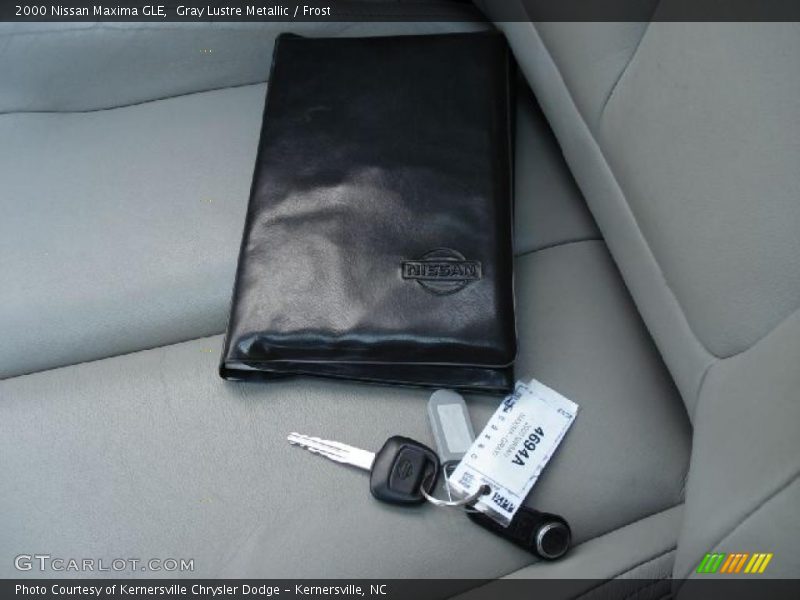 Gray Lustre Metallic / Frost 2000 Nissan Maxima GLE