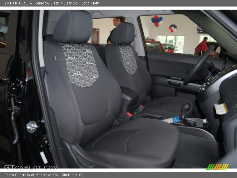 Shadow Black / Black Soul Logo Cloth 2010 Kia Soul +