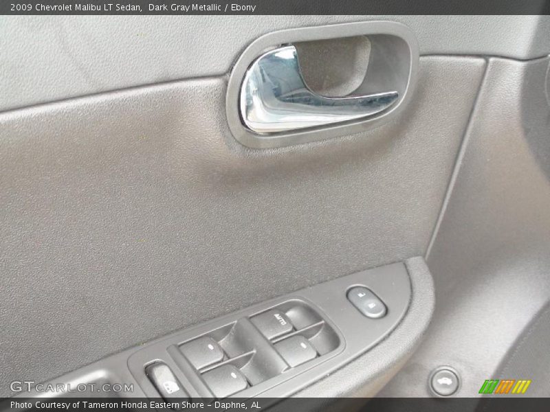 Dark Gray Metallic / Ebony 2009 Chevrolet Malibu LT Sedan