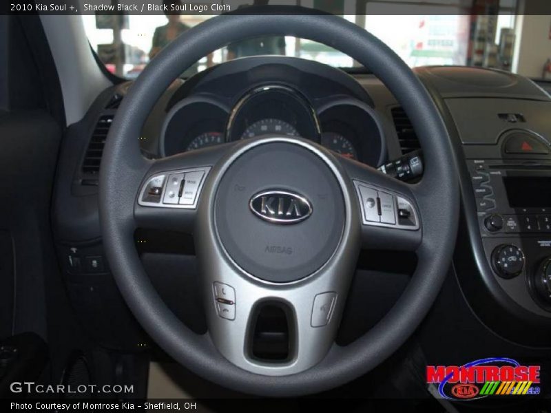 Shadow Black / Black Soul Logo Cloth 2010 Kia Soul +