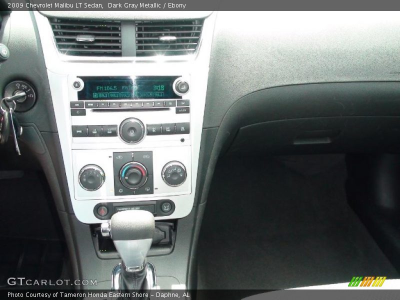 Dark Gray Metallic / Ebony 2009 Chevrolet Malibu LT Sedan