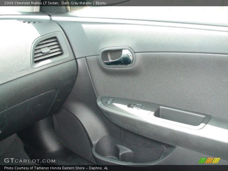 Dark Gray Metallic / Ebony 2009 Chevrolet Malibu LT Sedan