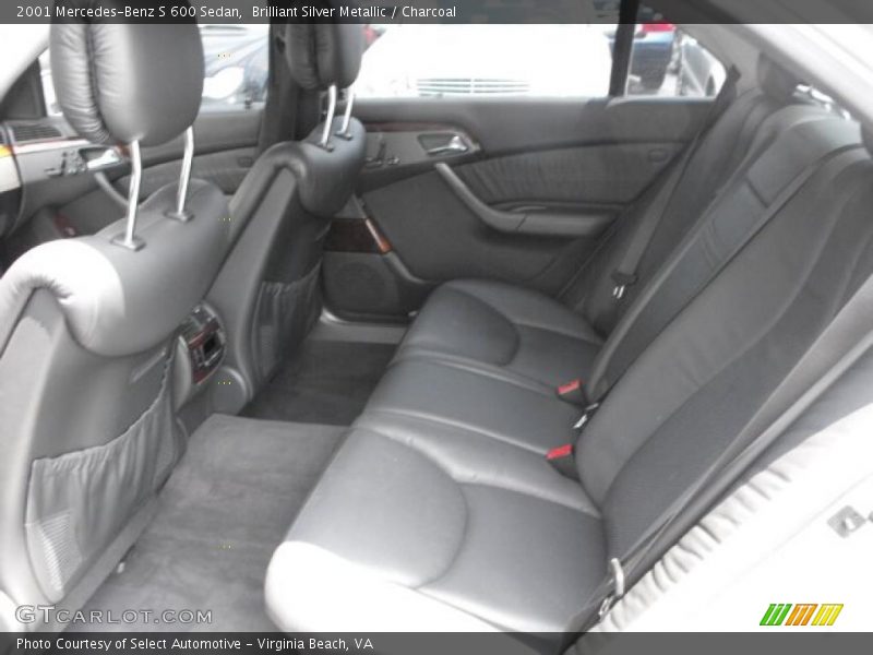 Brilliant Silver Metallic / Charcoal 2001 Mercedes-Benz S 600 Sedan
