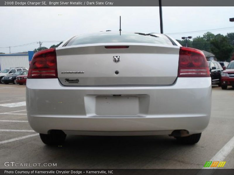 Bright Silver Metallic / Dark Slate Gray 2008 Dodge Charger SE