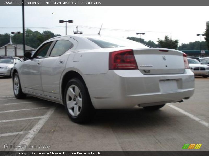 Bright Silver Metallic / Dark Slate Gray 2008 Dodge Charger SE